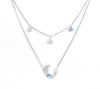Layered Star & Moon Necklace