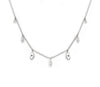 Evil Eye Enamel Charm Necklace