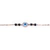 Evil Eye Beaded Chain Bracelet