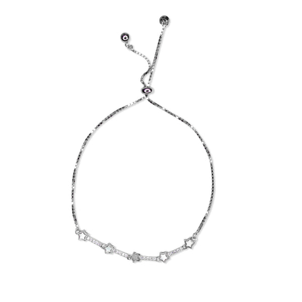 Starry Adjustable Bracelet - Silver