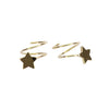 STAR spiral earrings