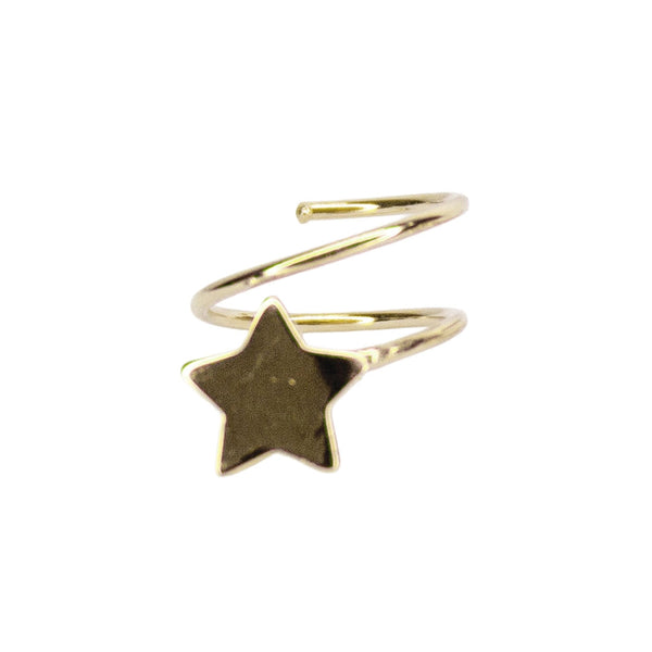 Star Spiral Earrings