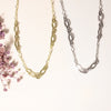 Chunky Chain-Link Statement Necklace