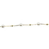 Delicate Gold & Pearl Station Bracelet