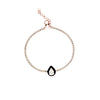 Teardrop Solitaire Chain Bracelet