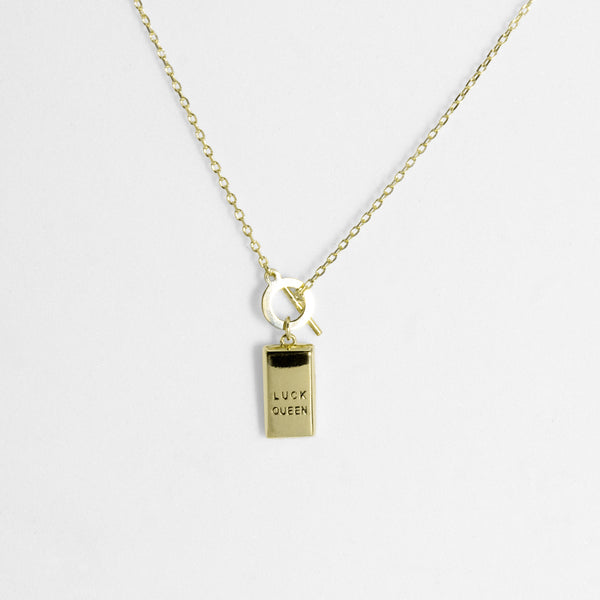 Luck Queen Charm Necklace
