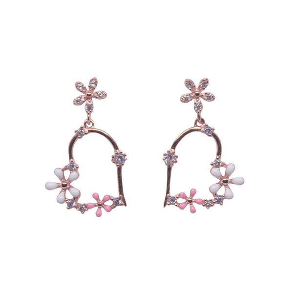 Floral Charm Earrings