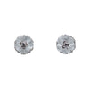 Elegant Mother of Pearl Floral Stud Earrings (MOP)