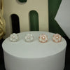 Elegant Mother of Pearl Floral Stud Earrings (MOP)