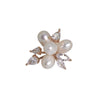 Elegant Pearl & Zirconia Floral Stud Earrings – Gold & Silver Options