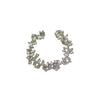 sparkling Baguette & Round-Cut Crystal Spiral Hoop Earrings