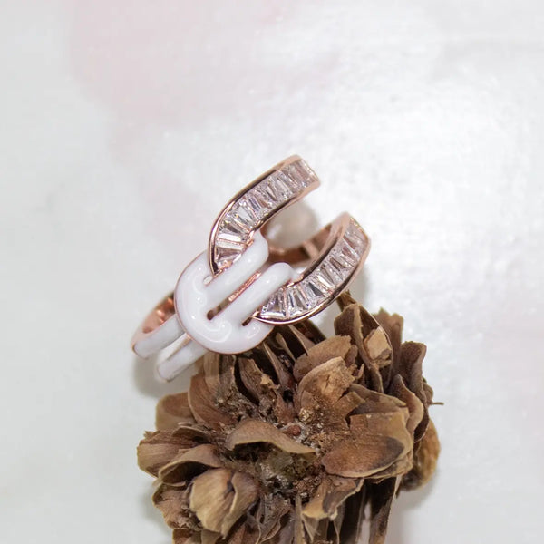 Knot Pavé Open Ring