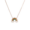 Rainbow Cloud Charm Necklace
