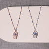 Evil Eye Hamsa Hand Protection Necklace