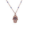 Evil Eye Hamsa Hand Protection Necklace