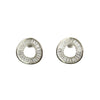 Baguette Crystal Studs - Silver