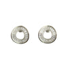 Modern Geometric Baguette Crystal Stud Earrings