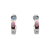 Evil Eye Hoop Earrings – Stylish Protection & Elegance
