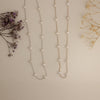 Minimalist Freshwater Pearl Station Necklace