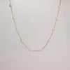 Minimalist Freshwater Pearl Station Necklace