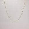 Classic Pearl Station Chain Necklace