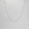 Minimalist Freshwater Pearl Station Necklace