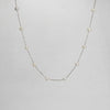 Classic Pearl Station Chain Necklace