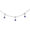 Evil Eye Enamel Ball Chain Necklace