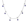 Evil Eye Enamel Ball Chain Necklace