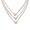 Sparkling Butterfly Pendant Necklace