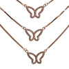 Sparkling Butterfly Pendant Necklace