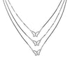 Sparkling Butterfly Pendant Necklace