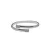 Cuff Bracelet with Pavé Details - Silver