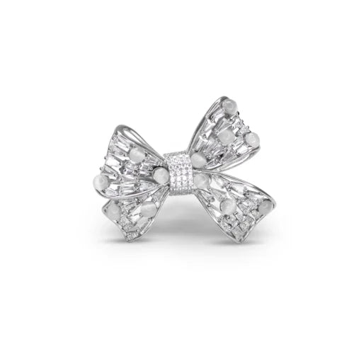 Crystal Bow Elegance Ring