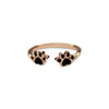 Paw Print Open Ring - RoseGold