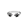 Paw Print Open Ring