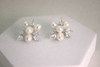 Pearl Bloom Cluster Stud Earrings