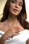 Classic Pearl Station Chain Necklace