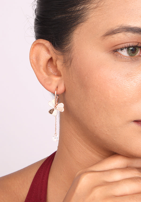 Floral Grace Dangler Earrings