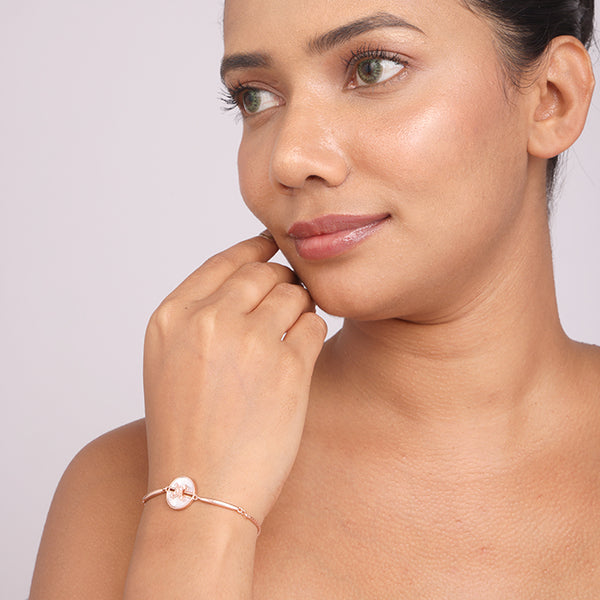 Bloom Slider Floral Charm Bracelet