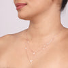 Layered Butterfly Charm Necklace