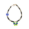 Green & Blue Butterfly Evil Eye Bracelet – Protection & Transformation 🦋🧿
