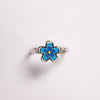 π Charming Blue Flower Adjustable Ring β Delicate & Elegant πΌ
