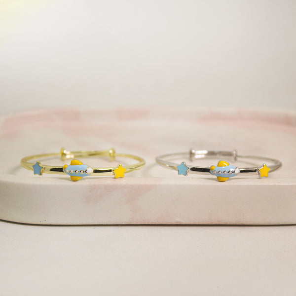 Outer Space-Themed Bangle Bracelet