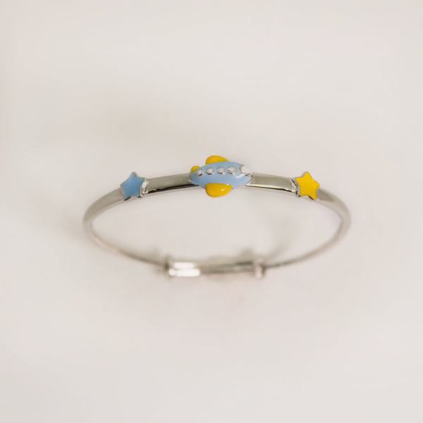 Kids Outer Space Bracelet - Silver