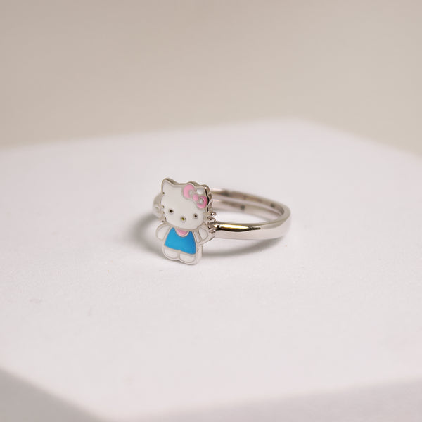 🐱 Adorable Cat-Inspired Enamel Ring – A Must-Have for Cute Jewelry Lovers!