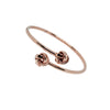 Timeless Love Knot Bangle – Gold & Silver Finishes