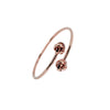 Timeless Love Knot Bangle – Gold & Silver Finishes