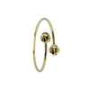 Timeless Love Knot Bangle – Gold & Silver Finishes
