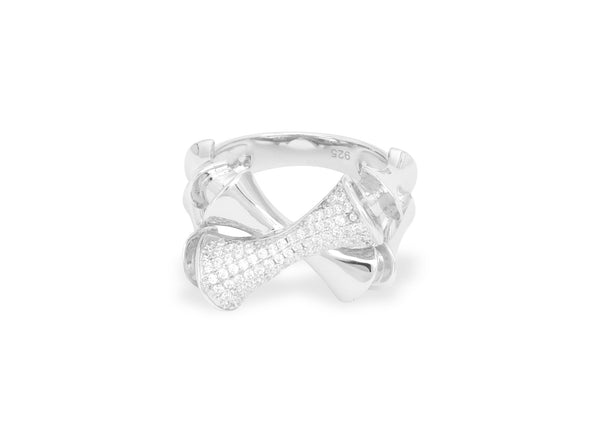 Saké Bow Pavé Statement Ring